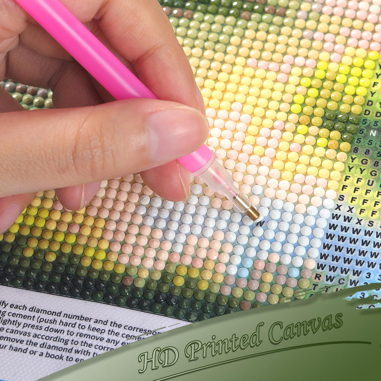 YEEIFFD DIY 5D Diamond Art Kits Painting for Adults Colorful Sparkling Wine Wine Drinks Colorful Smoke 12x16inches YEEIFFD