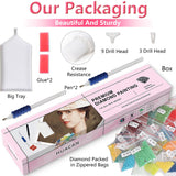 Huacan Diamond Painting Kits AB Diamond Art Kit for Adults 5D Full Round Drill Art Craft for Bar Decor Dogs Welcome Gem Art Kit 30x40cm Huacan