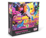 Universe of Unicorns Rainbow Fantasy Puzzle for Adults and Kids | 1000 Piece Jigsaw Puzzle Toy | Interactive Brain Teaser for Game Night | 28 x 20 Inches Toynk