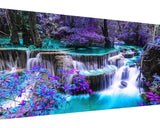 YALKIN Square 5D Diamond Painting Kits for Adults, Waterfall Large Diamond Art Kits Full Drill Diamond Painting Kit for Adult Beginners, DIY Crystal Picture Art for Home Wall Decor 40x70CM/15.8x27.6in YALKIN