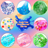 YOPINSAND 32 Pack DIY Slime Kit, Slime Making Kit for Girls, Crystal Clear Slime, Premade Slime with Add-ins, Foam Balls, Glitters, Slime Party Favors Gift Toys for Kids 3-12 YOPINSAND