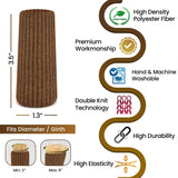 48 Pcs Brown Premium Chair Leg Socks Protectors for Hardwood Floors - Not Falling Off - Easy to Put On - Fits Round and Square Legs - High Elastic Bar Stool Leg Covers - Furniture Pads for All Shapes IAMZAY