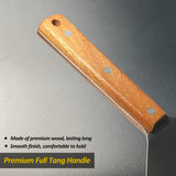 Stainless Steel Spatula Set, Grill Spatula Set with Full Tang Handle & Beveled Edges, Long Wide Spatula for Cast Iron Griddle BBQ Flat Top Grill, Pancake Spatula, Smash Burgers Metal Spatula Vovoly