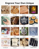 WAINLUX K10 3W Laser Engraver Machine, Mini Laser Engraving Machine for Wood Leather Silicone Paper Glass Acrylic Cloth, Grabadora Láser, Engraver Laser Class1 WAINLUXPRO