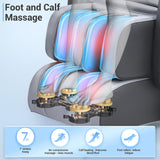 Mazzup Full Body Zero Gravity Shiatsu Massage Chair with Fully Assembled, LCD Screen, Shortcut Keys, USB Charging Port, Heat, for Loved Ones, Parents, Black Mazzup