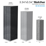 SHPAI 6.5x12FT Hardtop Grill Gazebo, All-Weather Outdoor BBQ Gazebo with 2 Side Shelves and 4 Ceiling Hook, Galvanized Steel Pitched Roof, Outdoor Grill Canopy for Patio, Backyard, Lawn, Deck – Grey SHPAI