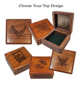 Unique Engraved Compass Gifts Personalized for US Army, Air Force, Coast Guard, Marines, Navy | Military Graduation, Promotion, and Veteran Retirement Gift (Design My Own, 4.5 Inch Boxed Compass) Stanley London