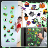 Motipuns 30 Pcs Luminous Halloween Diamond Painting Magnets Kits Glow in The Dark Diamond Art Fridge Magnet Refrigerator Sticker for Beginners Kid Adults Home Decors DIY Art Craft Gifts Motipuns