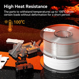 kexcelled PC Filament 1.75mm 1kg,Clear Black Polycarbonate Filament 1.75 with Tough and Heat Resistant,PC 3D Printer Filament Dimensional Accuracy +/- 0.03mm kexcelled