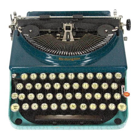 Galison Vintage Typewriter 750 Piece Shaped Jigsaw Puzzle – Fun Indoor Activity, Multicolor Galison