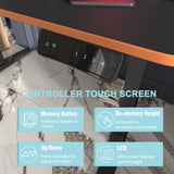 Monomi Height Adjustable Electric Standing Desk, 48 x 24 Inches Sit Stand up Desk, Memory Computer Home Office Desk (Black Frame+ Black Top) Monomi