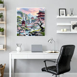 Apostle Plum Blossom Diamond Art Kits for Adults, 5D Diamond Painting Kits for Beginners, DIY Full Drill Round Rhinestone Gem Art Crafts Paintings for Home Wall Decor Gifts 13.8x13.8 inch Apostle