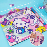 Hello Kitty and Friends Café Sketchbook, 20-Page Hello Kitty Notebook & Pen, Cute Classroom Supplies, Coloring Book, Hello Kitty School Supplies, Kawaii School Supplies, Sanrio Stationery Horizon Group USA