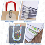 20 Pack Sublimation Paper Clips Sublimation Blank Thermal Acrylic Paperclip Mockup,4 x 2 inch Jumbo Paperclip Design for Sublimation, Creative Gift for Office, Classroom Supplies, Paperclip libfrnt