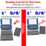 Custom Branding Irons Set for DIY Crafts - 100 Assorted Characters by PKPKAUT PKPKAUT