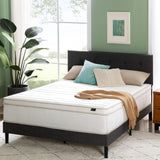 ZINUS 12 Inch Foam and Spring Hybrid Mattress [New Version], Full, Fiberglass Free, Medium Firmness, Durable Support, Certified Safe Foams & Fabric, Mattress in A Box ZINUS