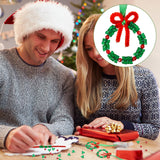 48 Sets Christmas Beaded Ornament Kit DIY Craft Bead Christmas Tree Hanging Decorations for Craft Wreath Holiday Party Xmas Tree Decor Gejoy