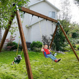 BETOOLL Heavy Duty Swing Hangers Swing Set Hardware Playground Porch Yoga Seat Trapeze Wooden Sets Indoor Outdoor Set of 8 BETOOLL