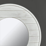 FirsTime & Co. Ellison Shiplap Accent Wall Mirror, 27", Aged White FirsTime & Co.
