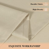 BONZER Outdoor Curtains for Patio Waterproof, Tab Top Weatherproof Outside Curtains for Porch, Pergola, Gazebo, Cabana, Pavilion, 1 Panel, 52x84 Inch, Beige BONZER