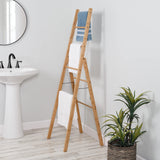 Honey-Can-Do Bamboo Clothes Drying Ladder Rack DRY-09387 Natural Honey-Can-Do