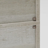 IRONCK 70-Inch Industrial Bookshelf with Doors - 6-Tier Floor Standing Storage for Home and Office IRONCK