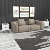 TaoHFE Modern White Nightstand Set 2 with Drawer Mid Century 22 Inch Bed Side Table Bedroom White Night Stand Set of 2 Bedside Table Set 2 White 2 Drawer Nightstand Table for Bed Room(2, White) TaoHFE