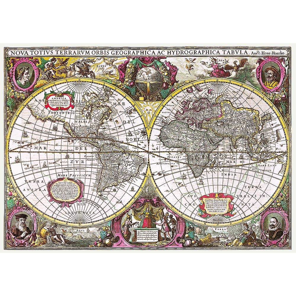 Trefl 2000 Piece Jigsaw Puzzles, New Land Puzzle, Earth Puzzle, Historical Puzzle, Old World Puzzle, Adult Puzzles, 27095 Trefl