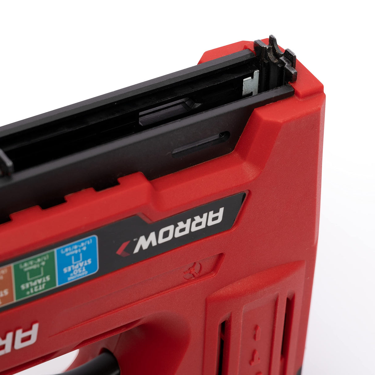 Arrow ET501F Corded 5-in-1 Professional Electric Staple and Nail Gun, Wire Stapler, and Brad Nailer for Upholstery, Framing, Insulation, Crafts, Fencing, and Cable, Black/Red Arrow