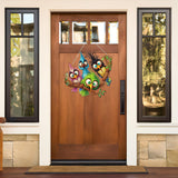 5D Diamond Art Hanging Kit for Adult,Special Shaped Rhinestone,Double Sided DIY Acrylic Diamond Art Painting Window Pendants Home Garden Wall Hanging Kits Hanging Ornament (Four Birds) JJFox