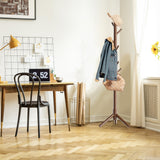 Simple Houseware Wooden Coat Rack Stand Garment Tree Rack, Walnut Simple Houseware