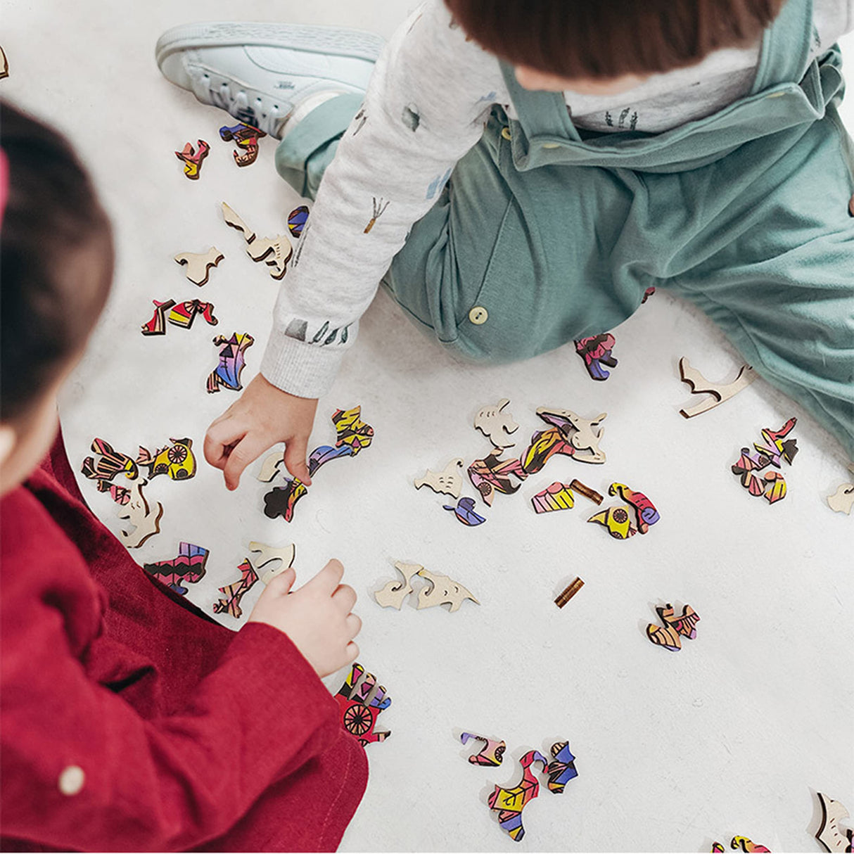 Wooden Puzzles for Adults, 200 Pieces Wood Puzzles, Irregular Animal Shaped Unique Wooden Jigsaw Puzzles, Creative Ghristmas Gift for Teenagers and Adults WHJSG