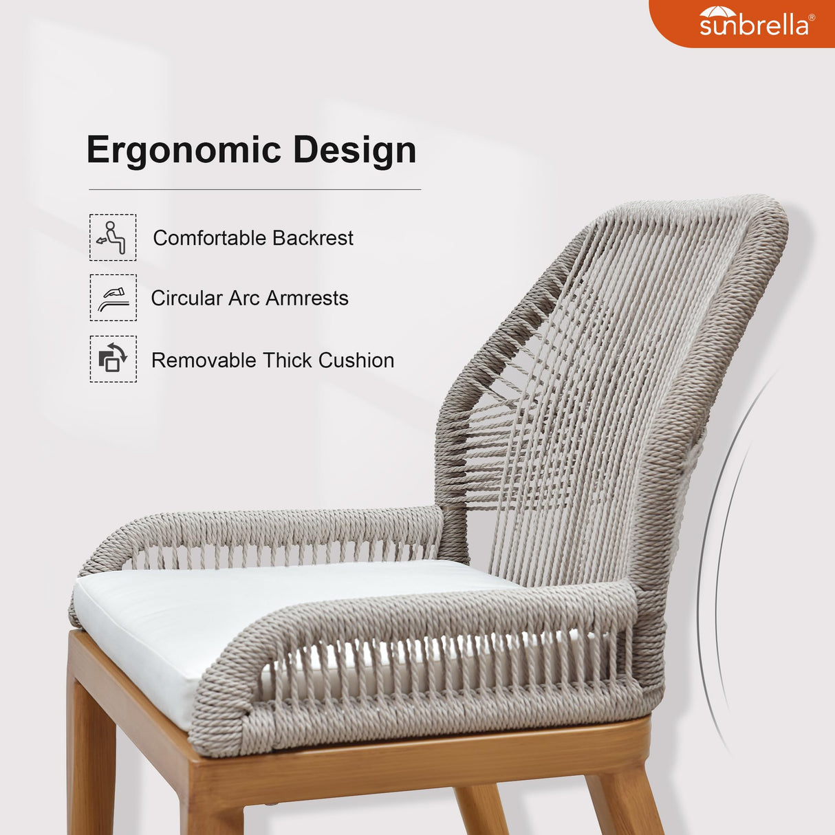 PURPLE LEAF 13 Pieces Patio Dining Set Aluminum Rectangular Table and Wicker Chairs with Cushions for Kitchen Porch Garden Modern Outdoor Furniture Sets, Teak PURPLE LEAF