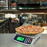 Eosphorus Commercial Food Scale 88lb/40kg Kitchen Scale Deli Scale Digital Meat Scale Price Computing Food Market Restaurant Scales Weighing Pounds, Ounces, Kilograms, Grams Eosphorus