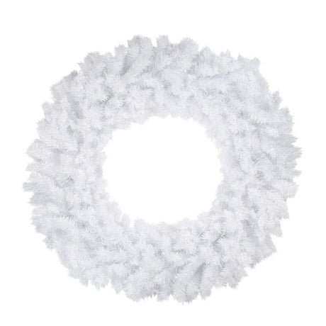 48" ICY White Spruce Artificial Christmas Wreath - Unlit Northlight