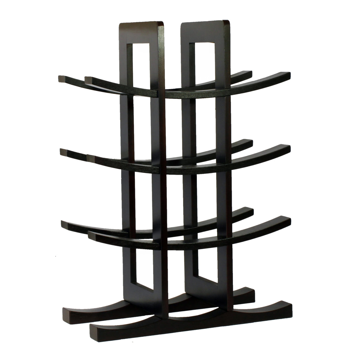 Oceanstar WR1132 12-Bottle Bamboo Wine Rack, Dark Espresso Oceanstar