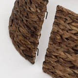 Christmas Tree Collar, 23.5’’ D Handmade Water Hyacinth Christmas Stand Tree Collar Basket Base Cover for Holiday Decoration BAYN