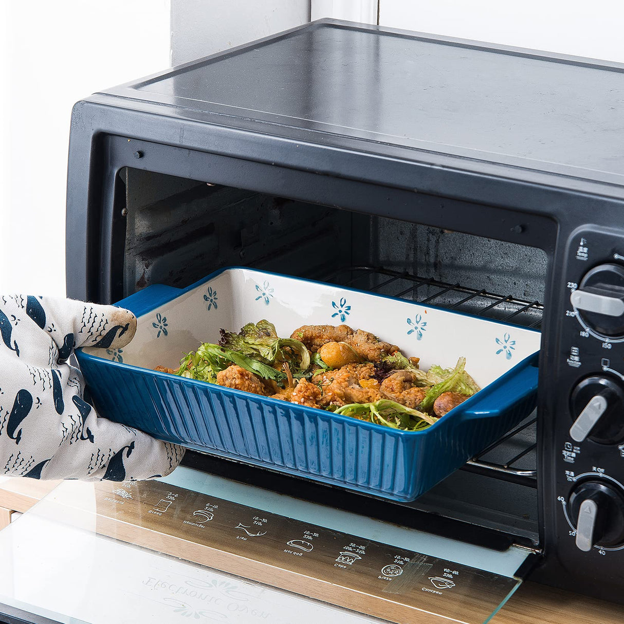 Wisenvoy Baking Dish Casserole Dish Ceramic Casserole Dishes For Oven Lasagna Pan Bakeware Sets Baking Dish Set Wisenvoy