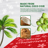 MaxMat Merry Christmas Door Mat – Coir Front Door Mat for Outdoor Entrance, Holiday Welcome Mat, Durable Non-Slip Christmas Outdoor Mat (17" x 30")` MaxMat