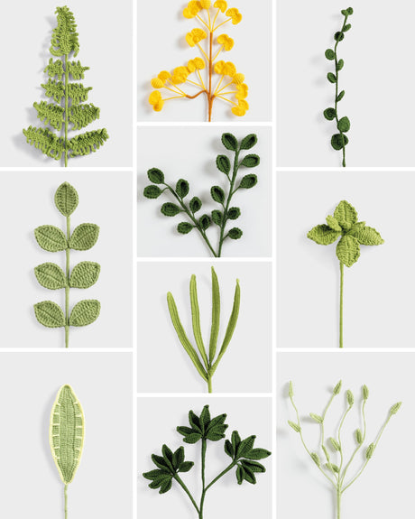 Crochet A Flower Bouquet: 35 crochet patterns for handmade flowers and foliage WoodArtSupply