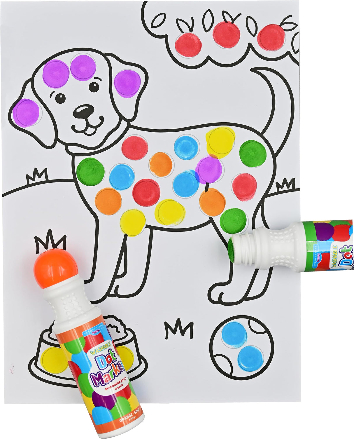 Studio Series Jr. Washable Dot Markers - 6 Colors PETER PAUPER PRESS