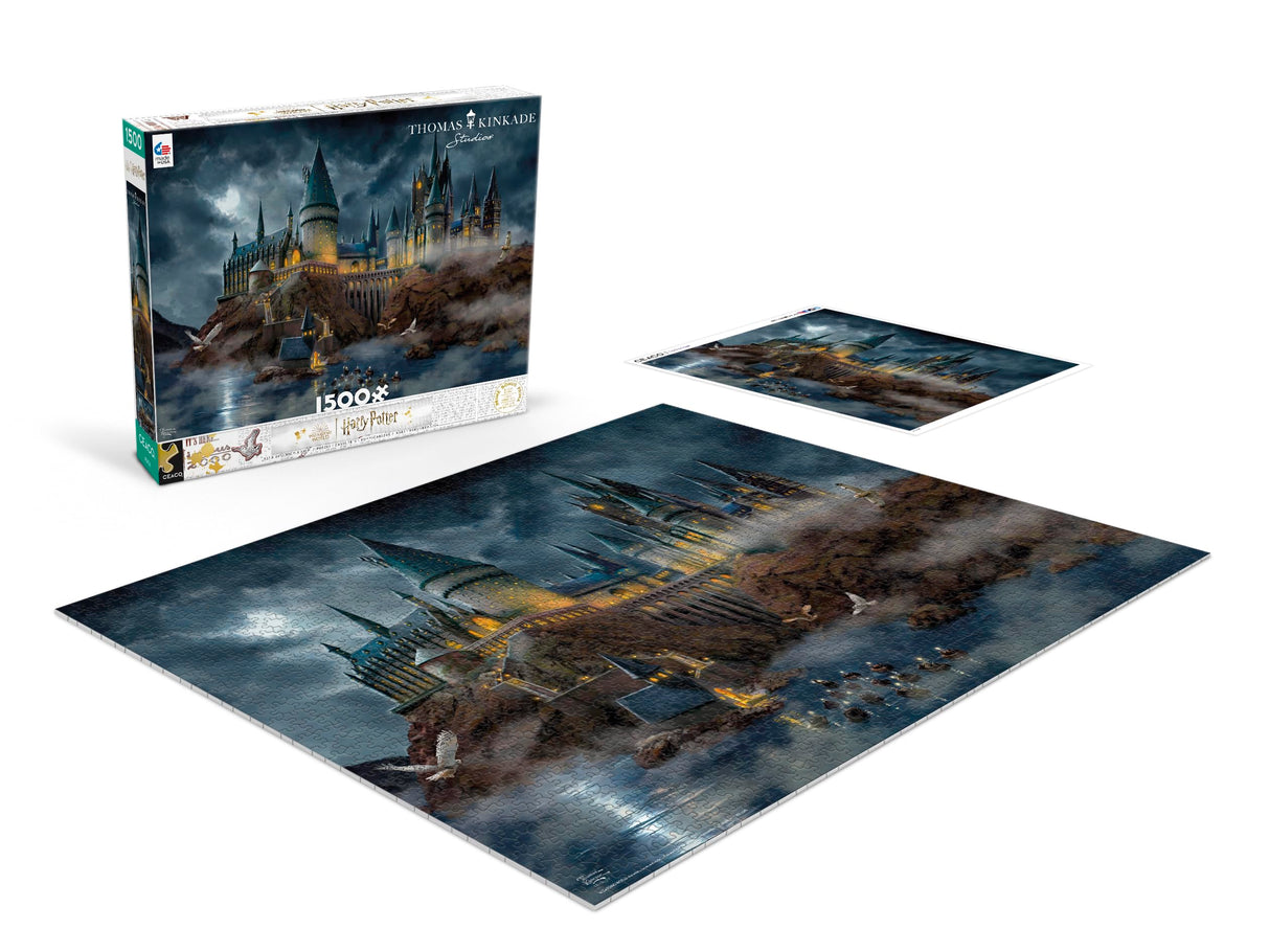 Ceaco - Thomas Kinkade - Harry Potter - Hogwart's Castle - 1500 Piece Jigsaw Puzzle Ceaco