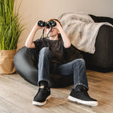 Big Joe Classic Bean Bag Chair, Black Smartmax, Durable Polyester Nylon Blend, 2 feet Round Big Joe