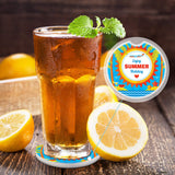 Frienda Ceramic Tile for Crafts Coasters, Glossy Glazed Blanks White Coasters, Painting, Sublimation, Round Ceramic Coasters for DIY Arts Craft Project Coasters Christmas Xmas Gifts(8 Pieces) Frienda