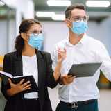 TOREGE Safety Glasses, Fashionable Eye Protection Glasses With Clear Scratch Resistant Lenses, Great Safety Goggles For Women & Men(Transparent Gray&Clear Lens) TOREGE