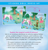 Unicorns Sticker Doll Dress-Up Book PETER PAUPER PRESS