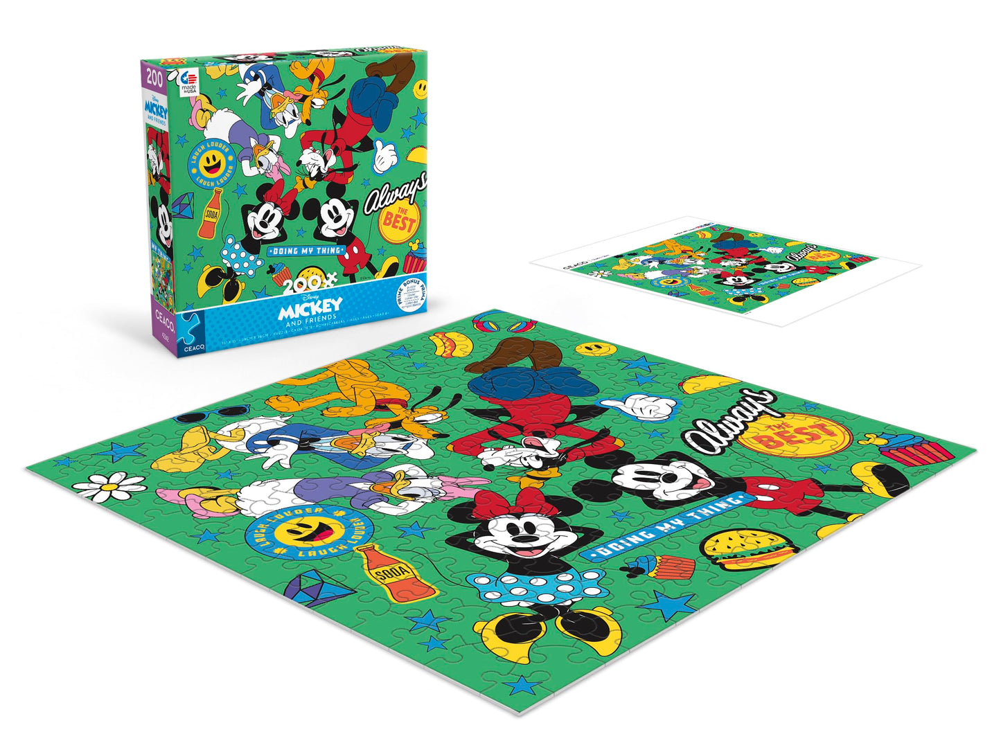 Ceaco - Disney - Mickey and Friends - Foundation - 200 Piece Jigsaw Puzzle