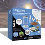 Discovery #MINDBLOWN DIY Terrarium Grow Kit, Fast-Growing Indoor Mini Garden, Create A Living Ecosystem, Includes Sand, Seeds, Potting Mix, Stones and More Discovery Kids