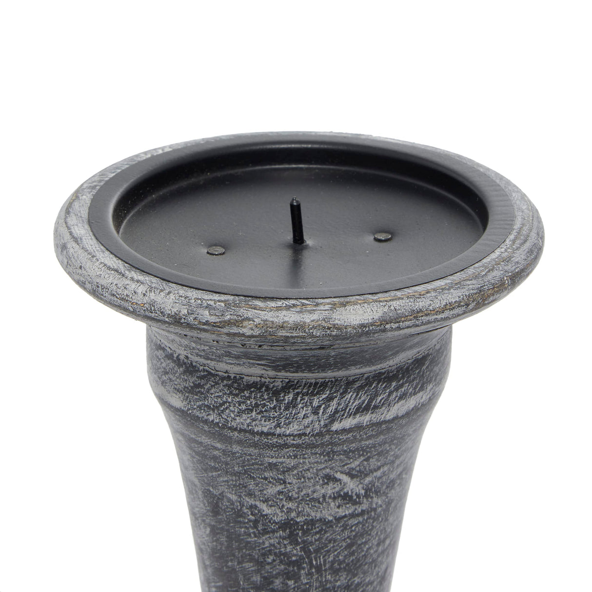 Deco 79 Candle Holder, S/3 10", 8", 6"H, Black Deco 79