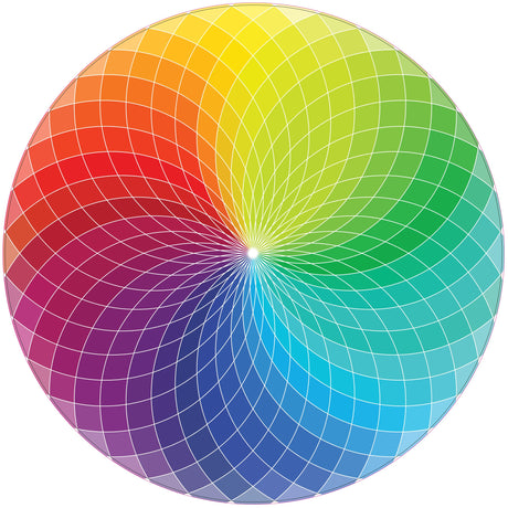 PETER PAUPER PRESS Color Wheel 1000 Piece Round Jigsaw Puzzle PETER PAUPER PRESS
